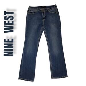 Nine West Women's  Boot Cut Blue Jeans. Size 10